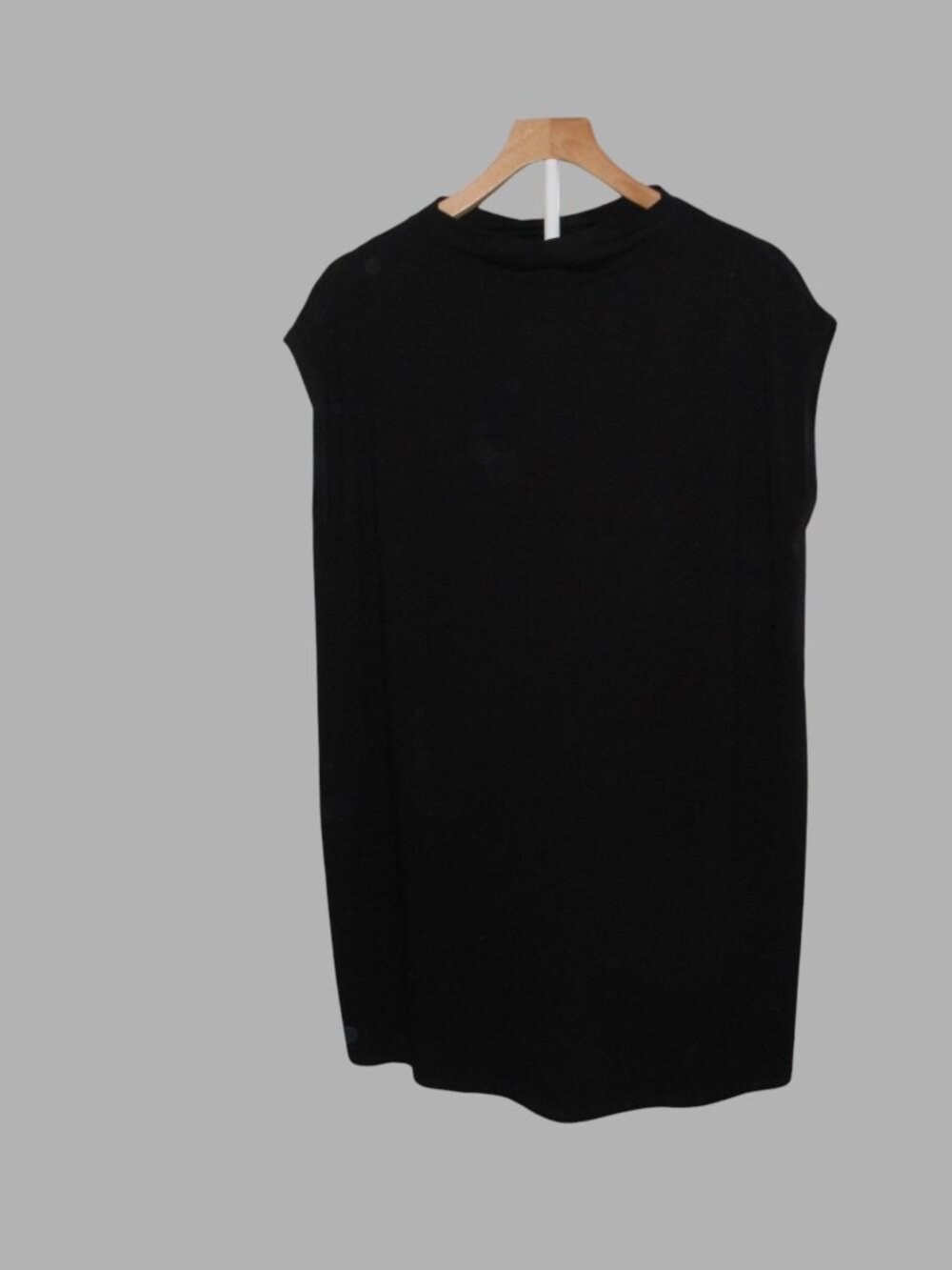 Eileen Fisher, Black Mock Neck Dress, Large, EUC